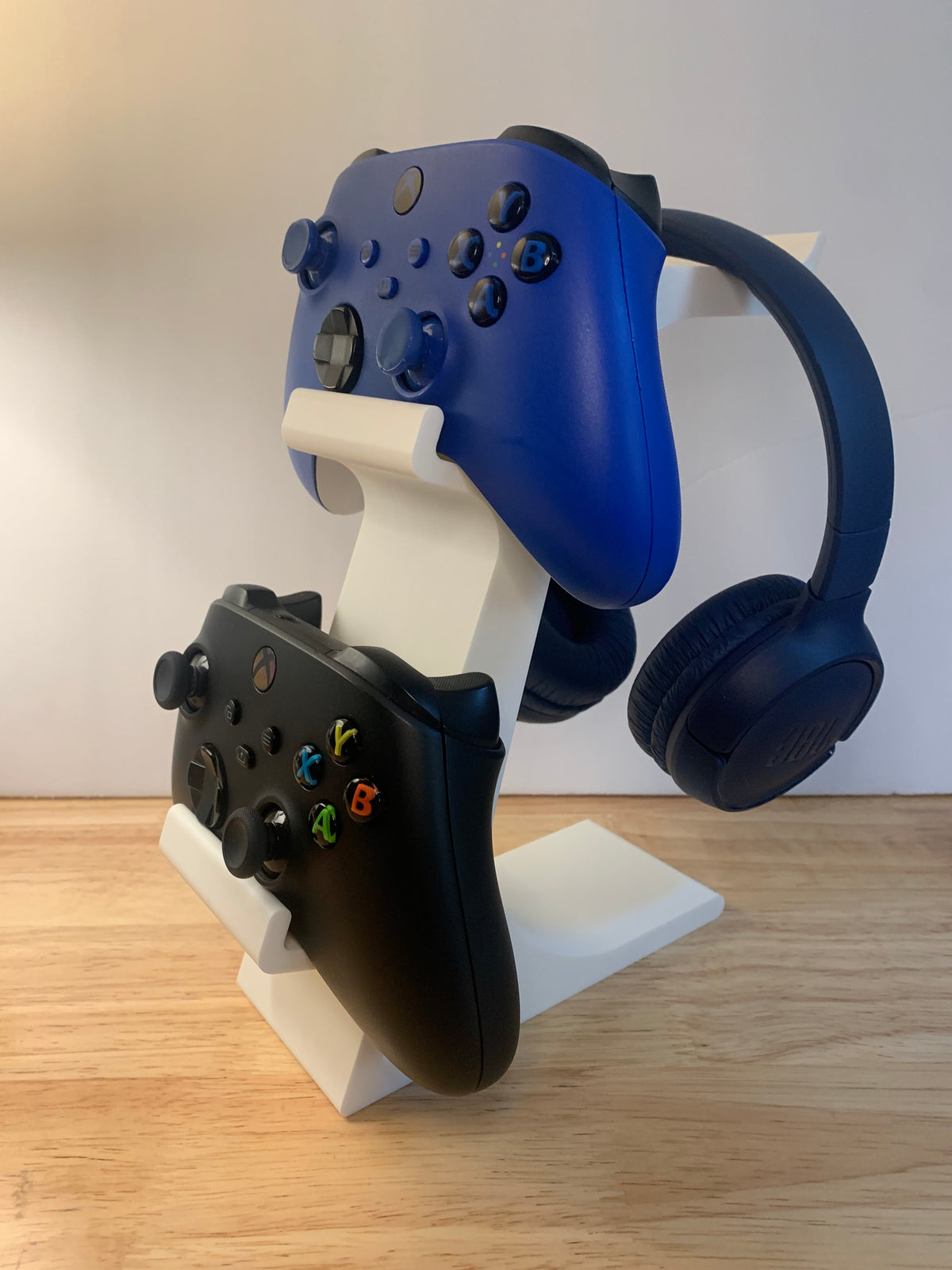 Dual Gaming Controller & Headset Display Stand