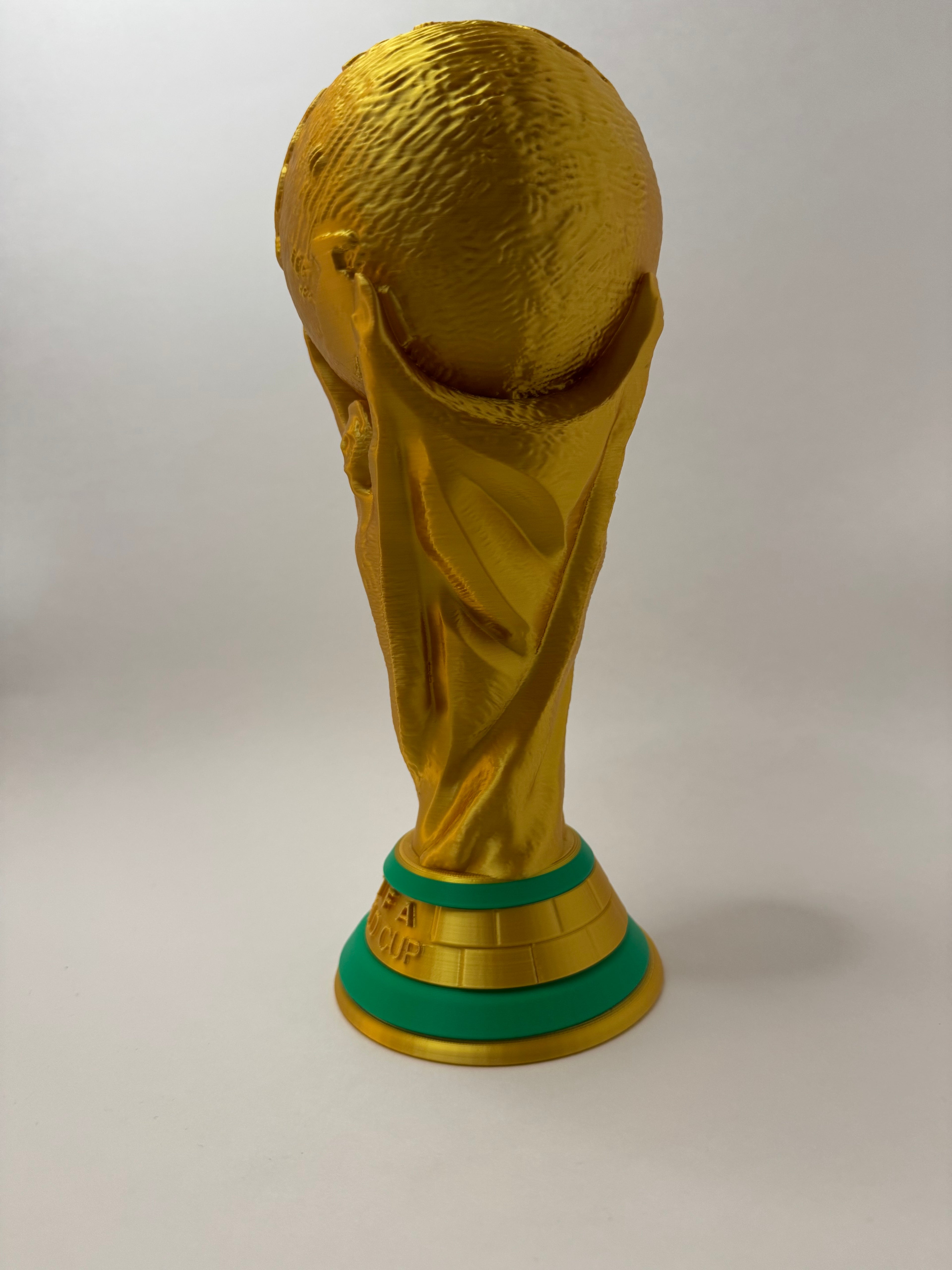 Soccer Championship Gold Trophy Replica