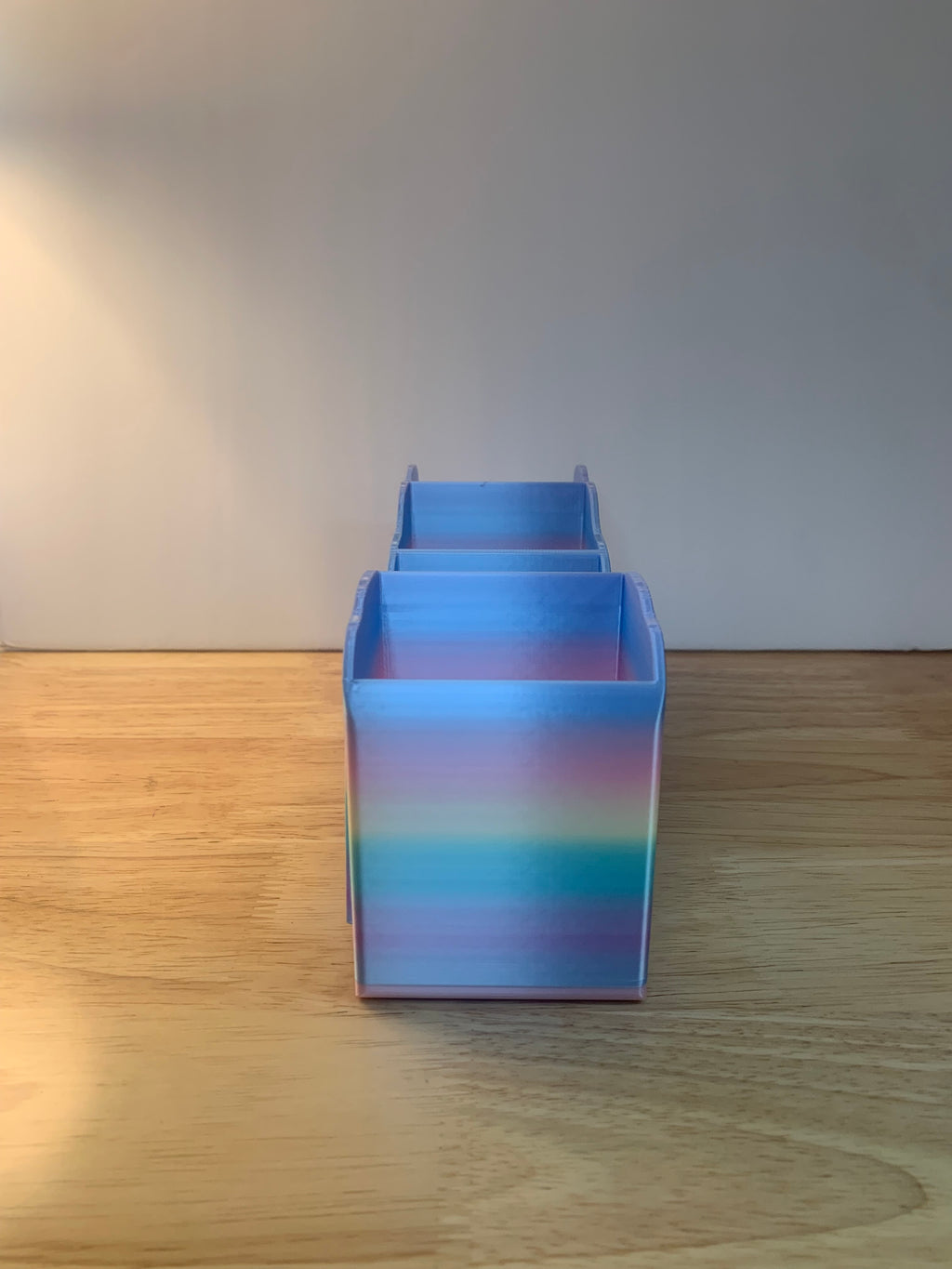 Custom Name Rainbow Desk & Makeup Organizer