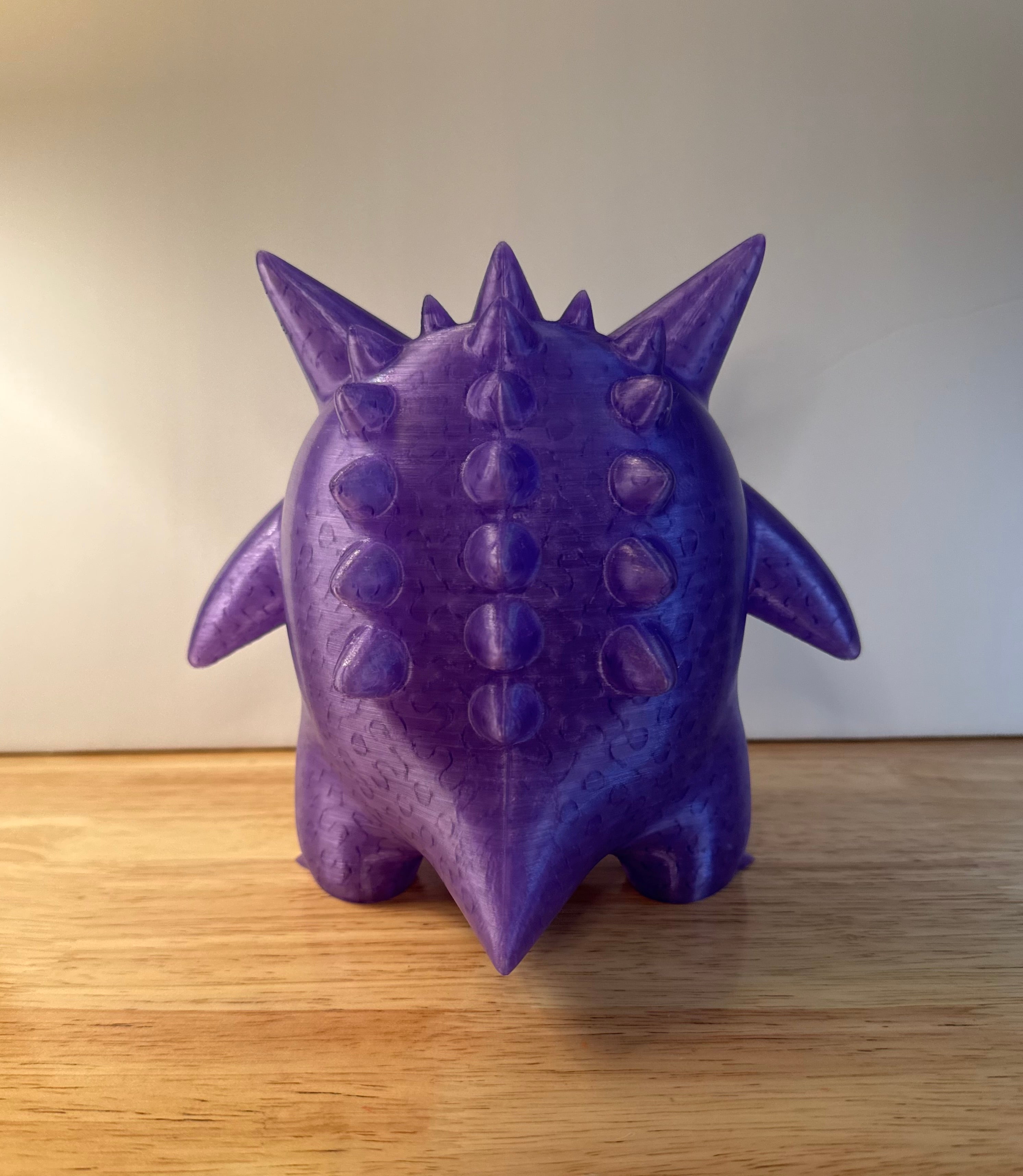 Gengar Transparent Purple Desk Figure