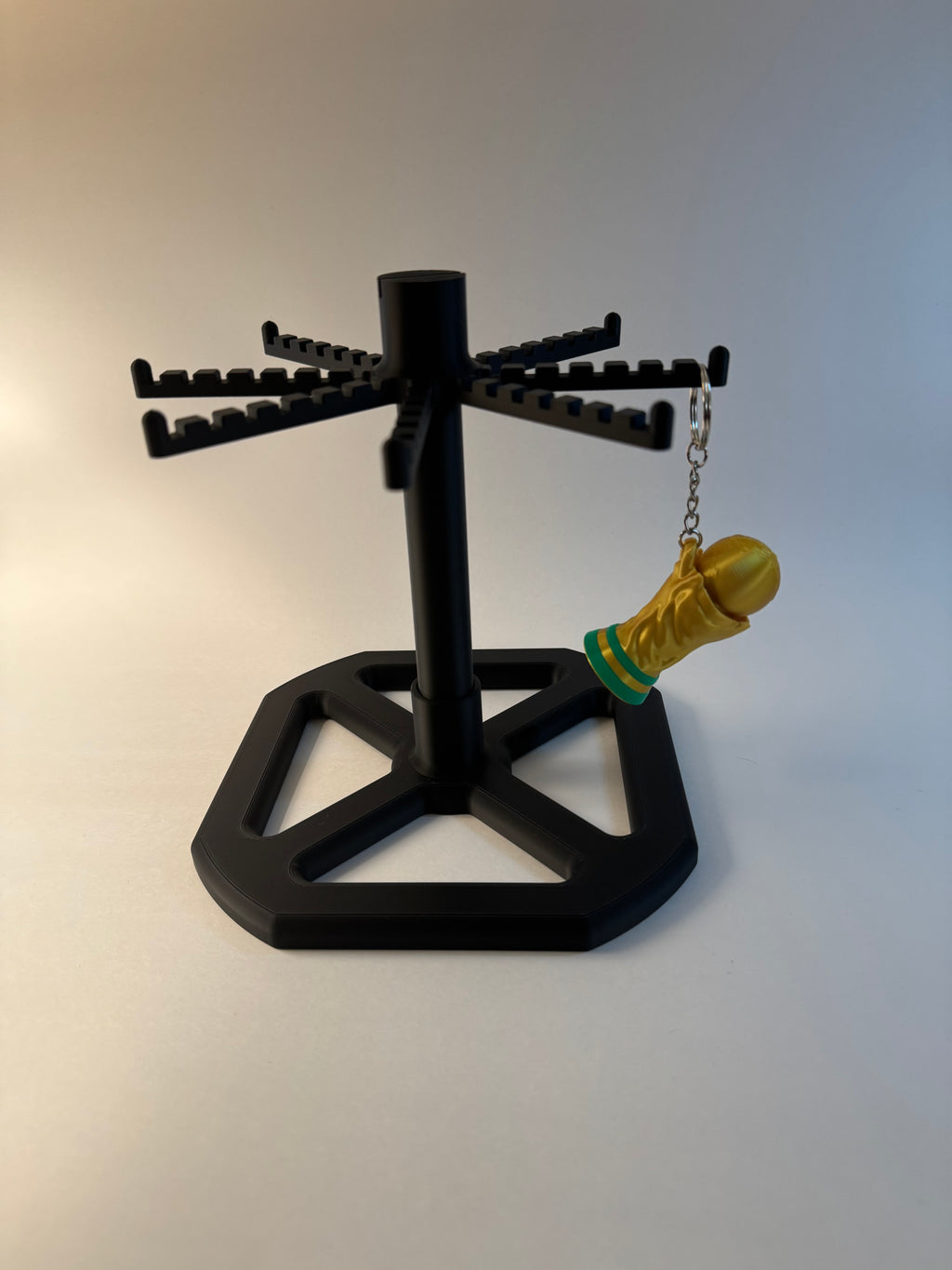 Championship Trophy Fidget Clicker Keychain
