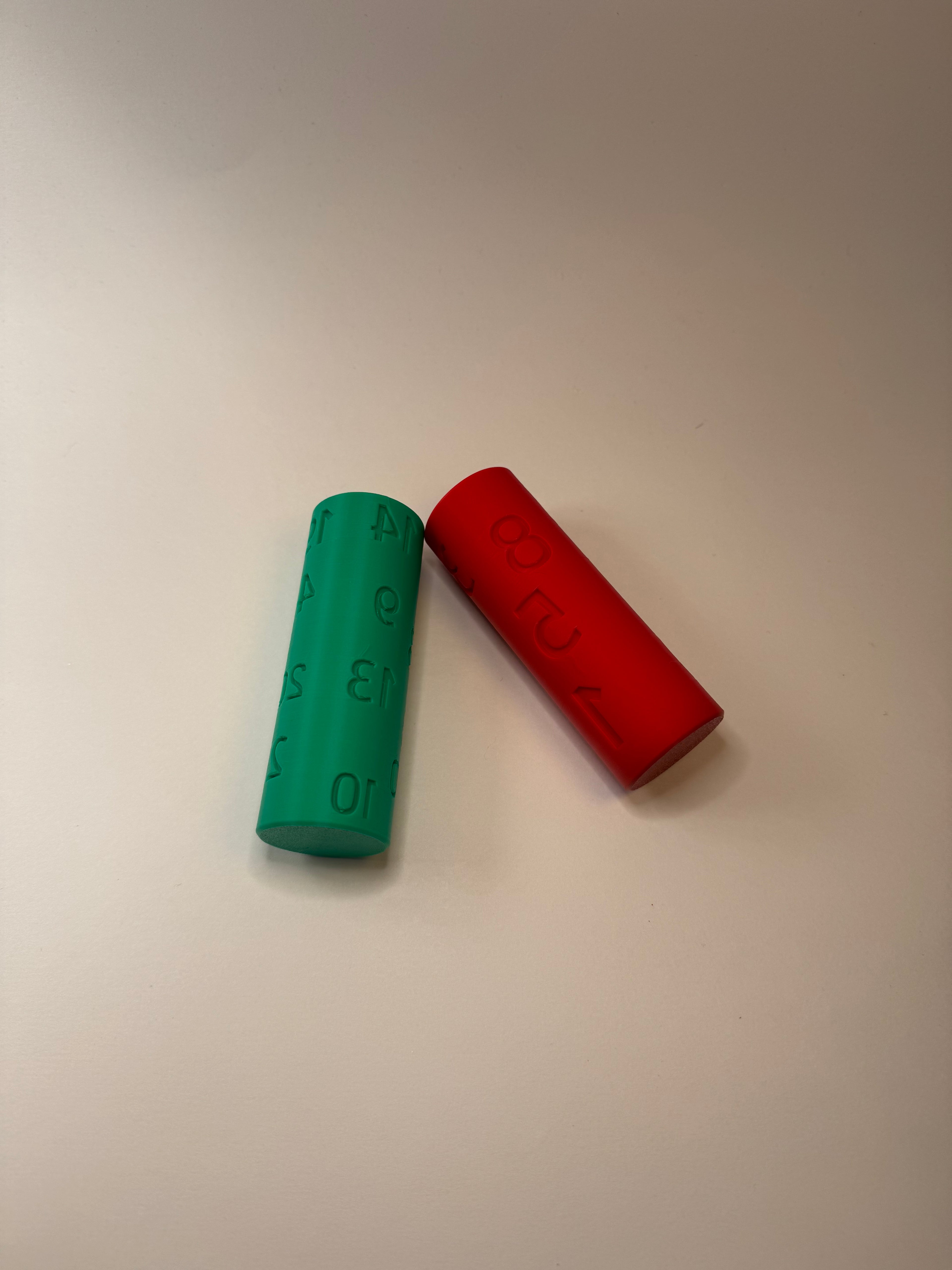 Number Sensory Roller for Playdough & Clay