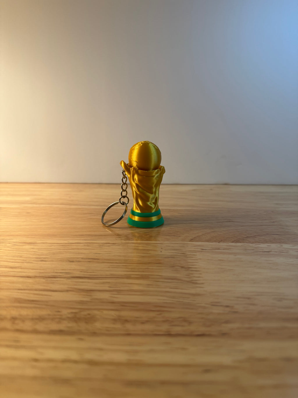 Championship Trophy Fidget Clicker Keychain