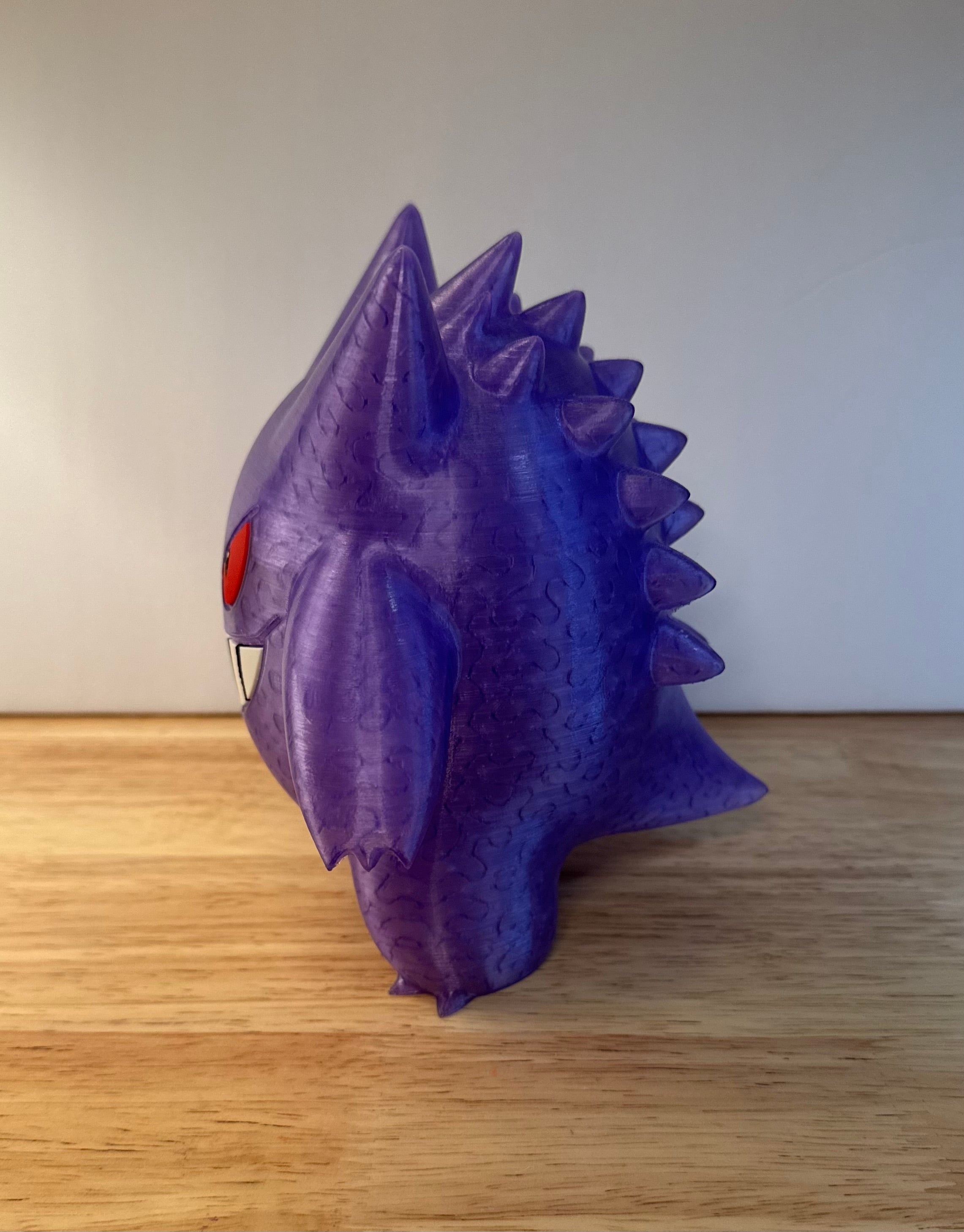 Gengar Transparent Purple Desk Figure