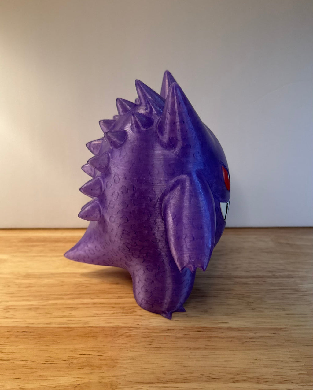 Gengar Transparent Purple Desk Figure