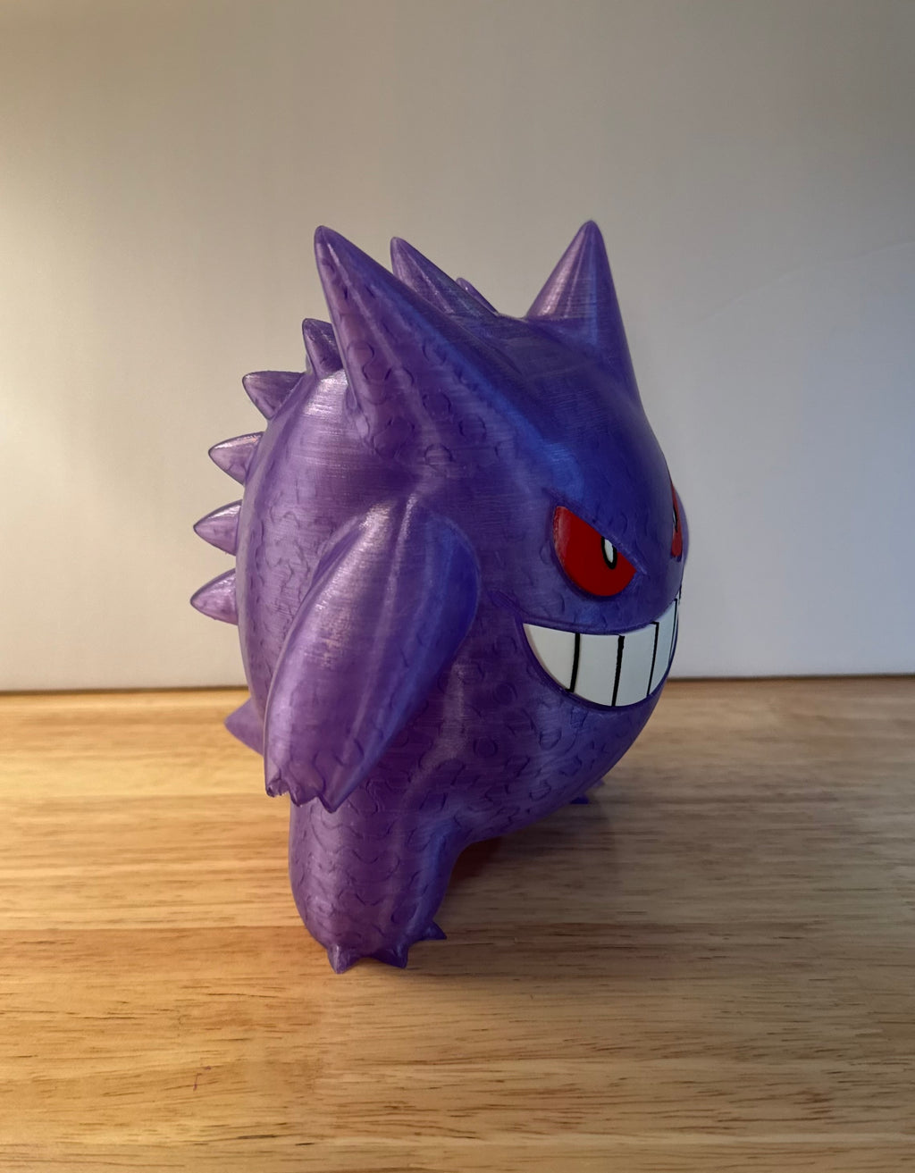Gengar Transparent Purple Desk Figure