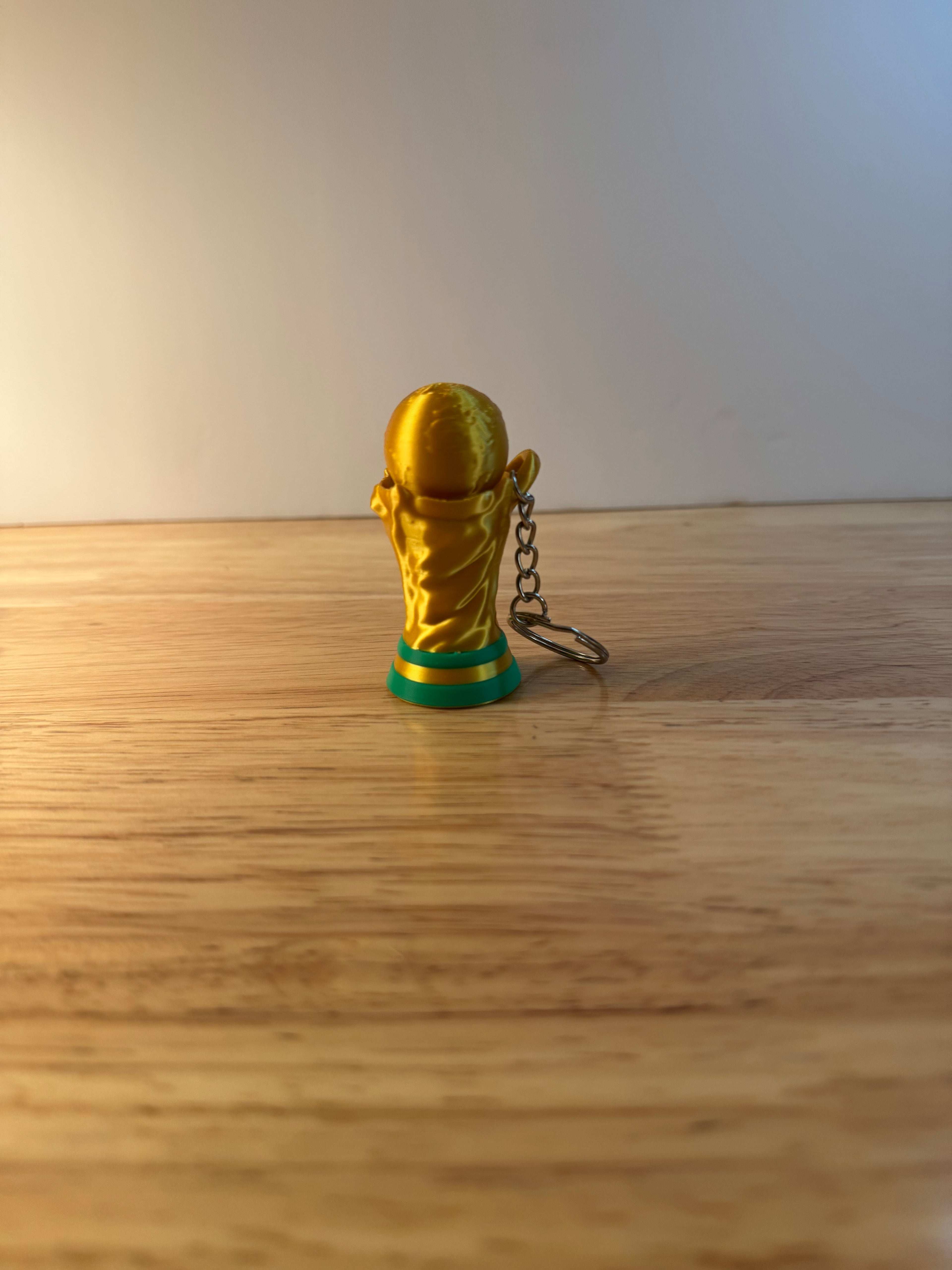 Championship Trophy Fidget Clicker Keychain