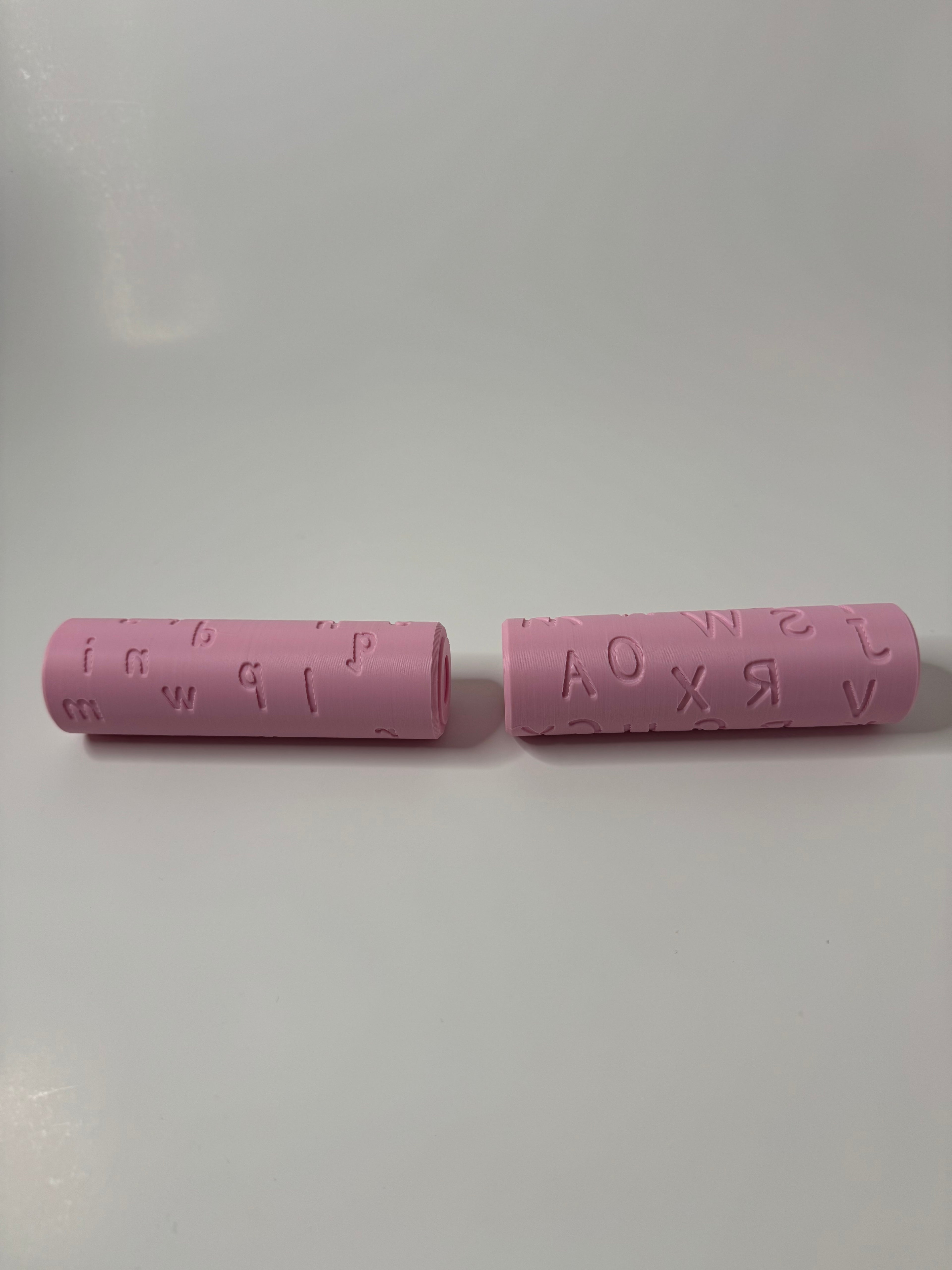 Alphabet Sensory Roller for Playdough & Clay