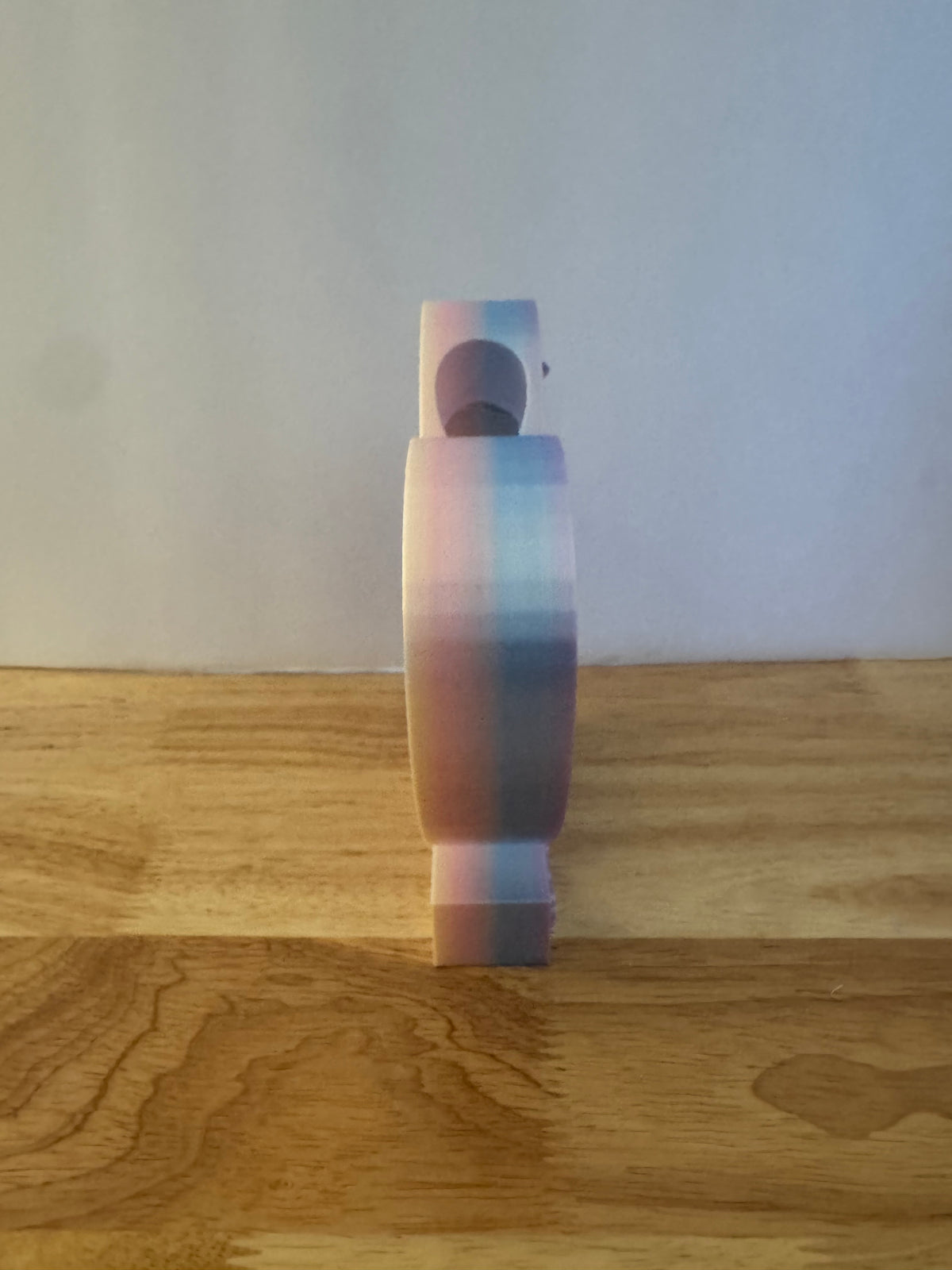“MOM” Rainbow Heart Flower Vase