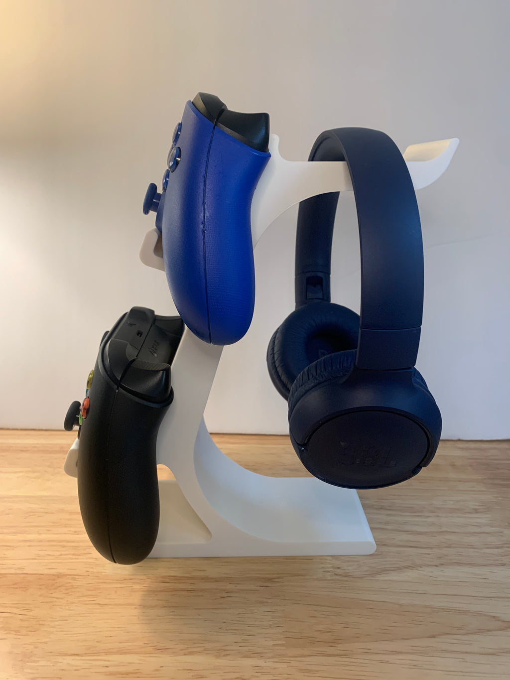 Dual Gaming Controller & Headset Display Stand