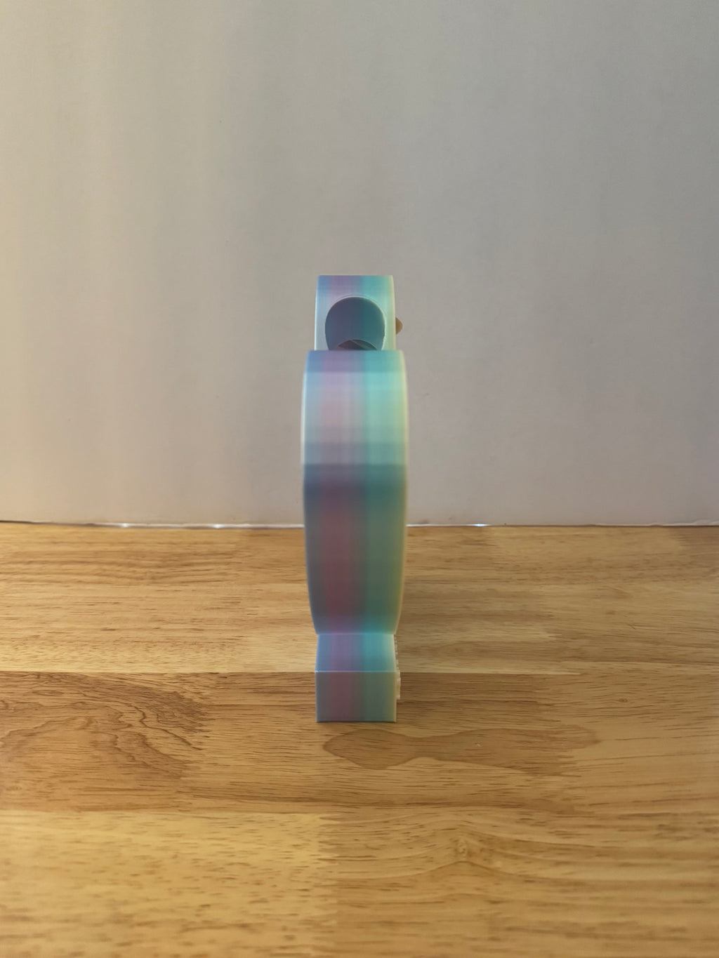 “MOM” Rainbow Heart Flower Vase