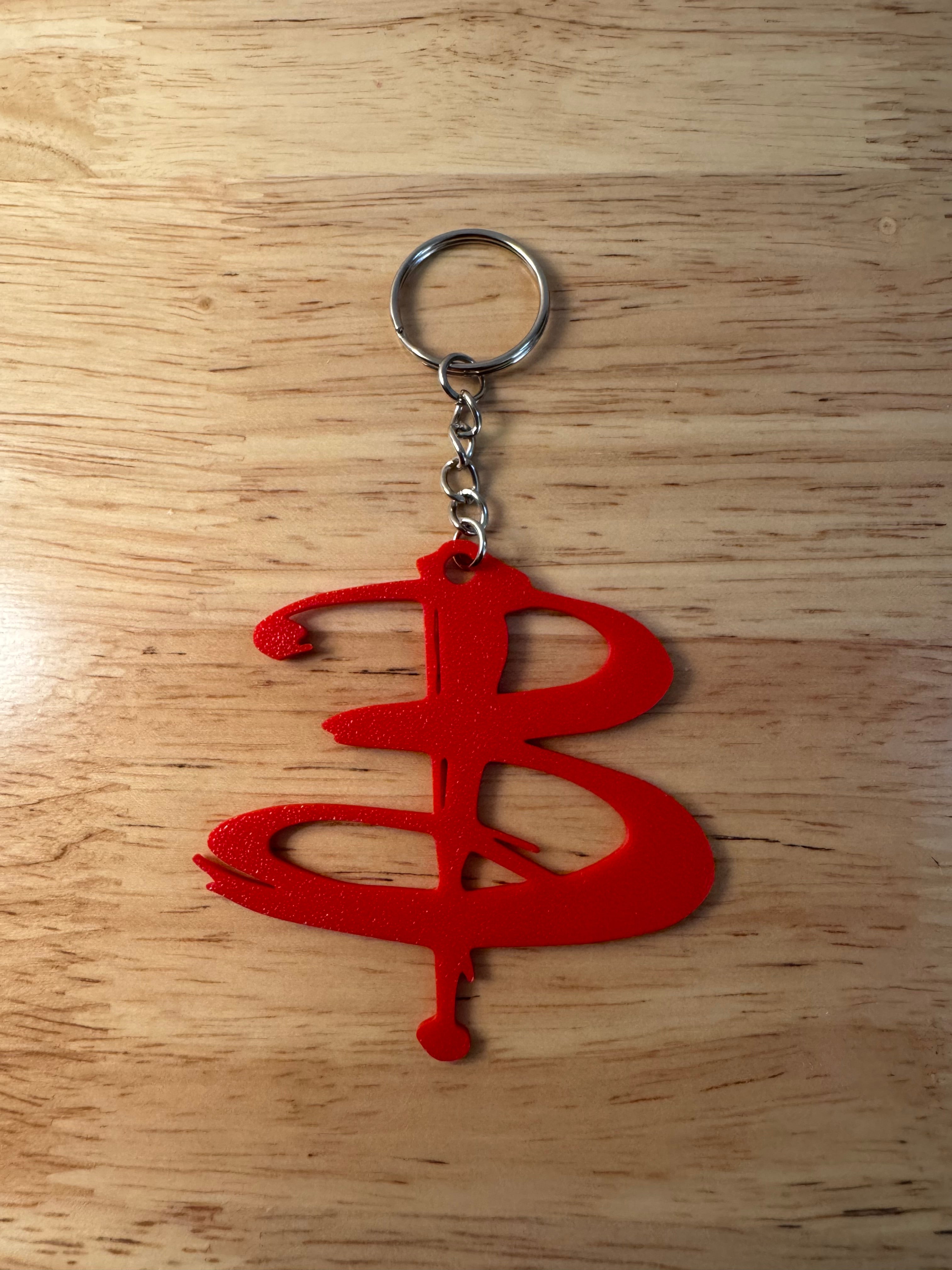 Buffy the Vampire Slayer Logo Keychain