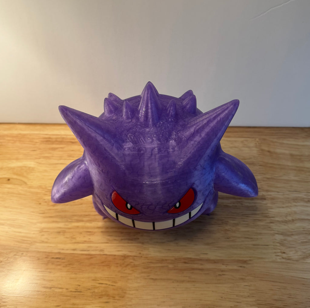 Gengar Transparent Purple Desk Figure