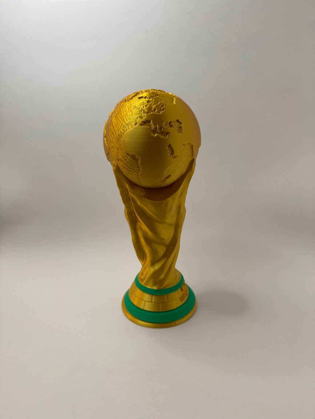 Soccer Championship Gold Trophy Replica