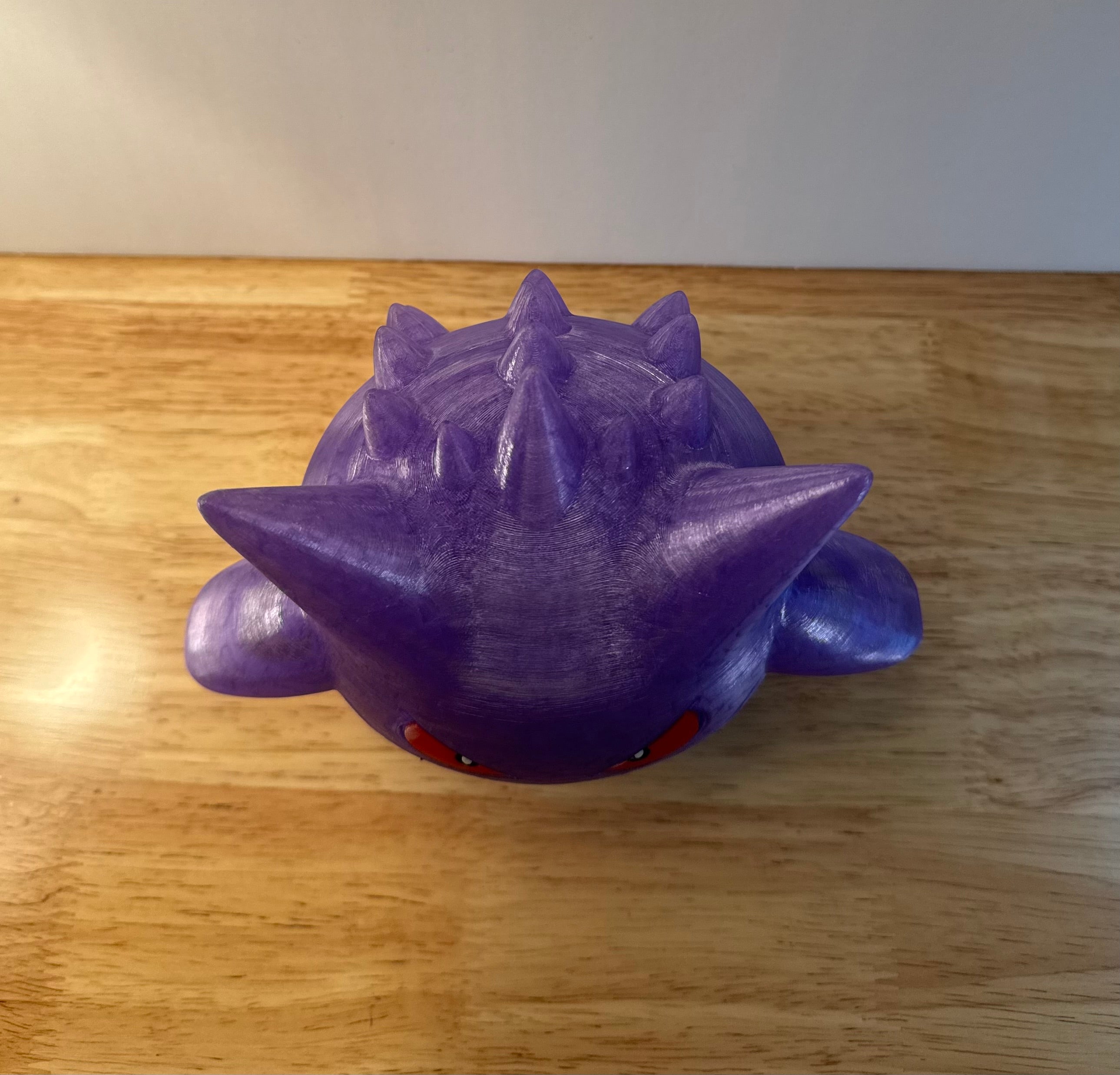 Gengar Transparent Purple Desk Figure