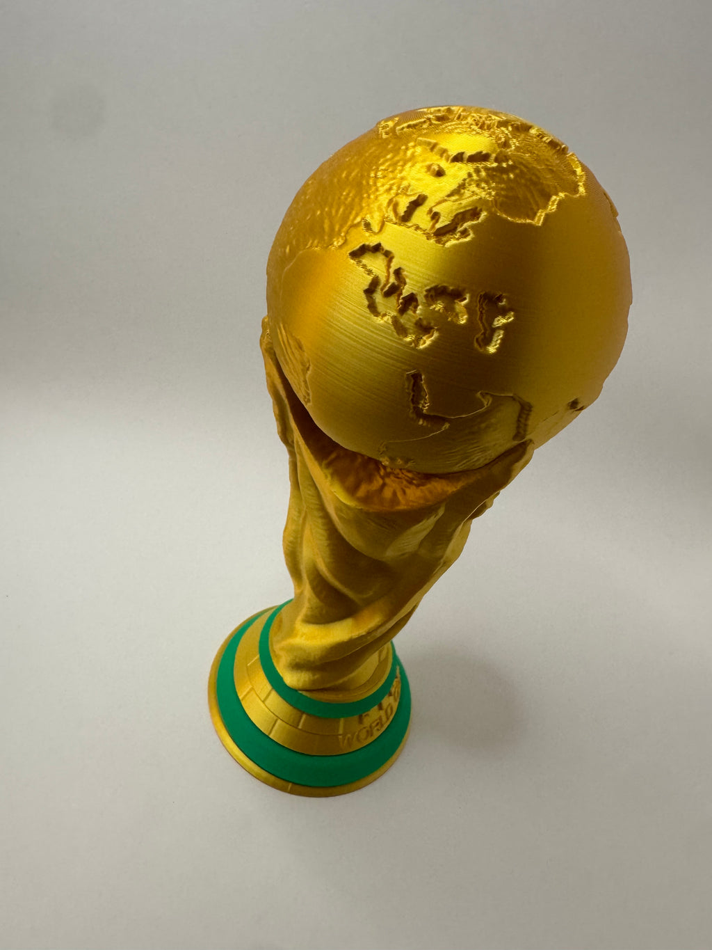 Soccer Championship Gold Trophy Replica